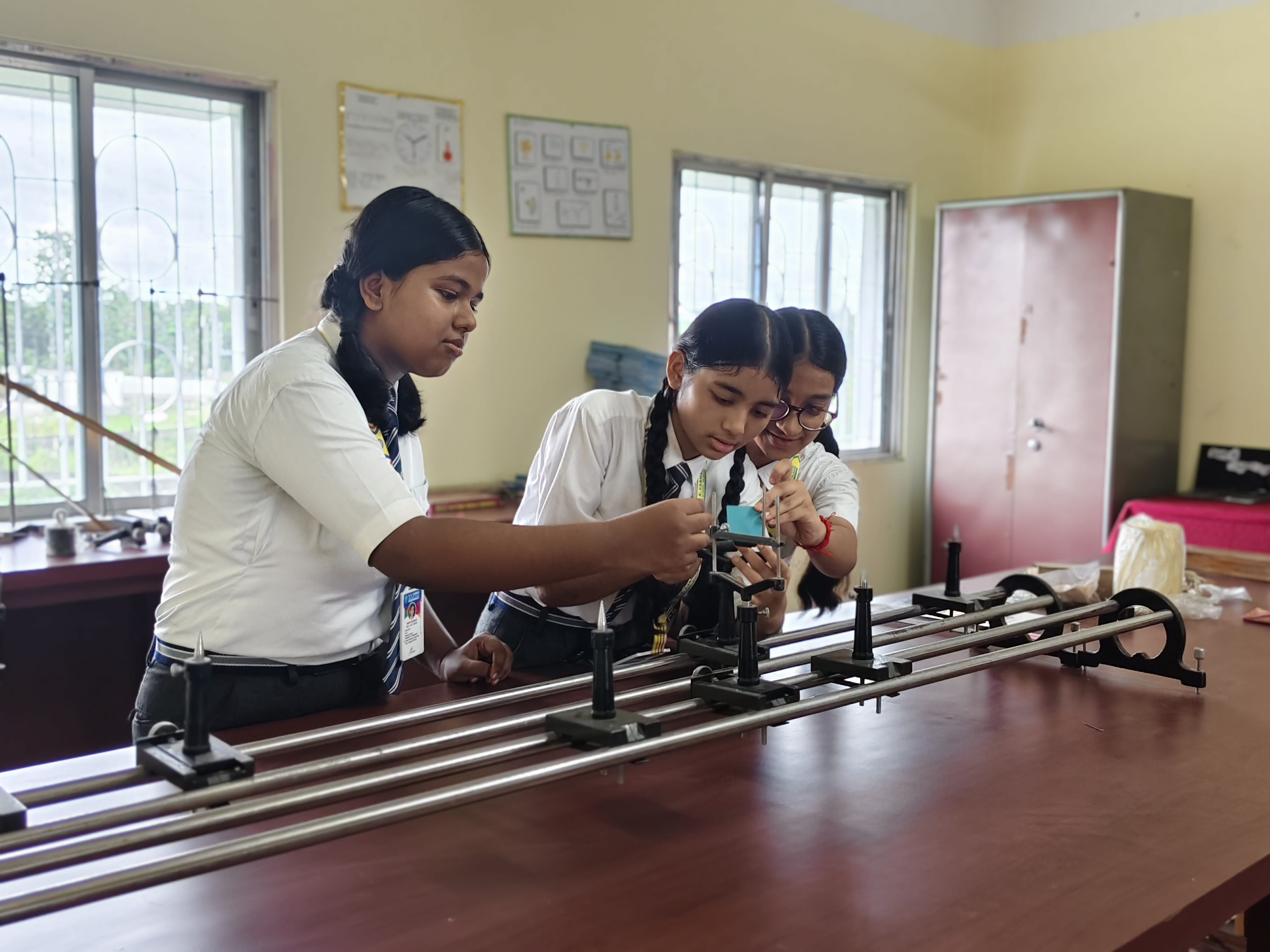Students learning at a Science Exhibition